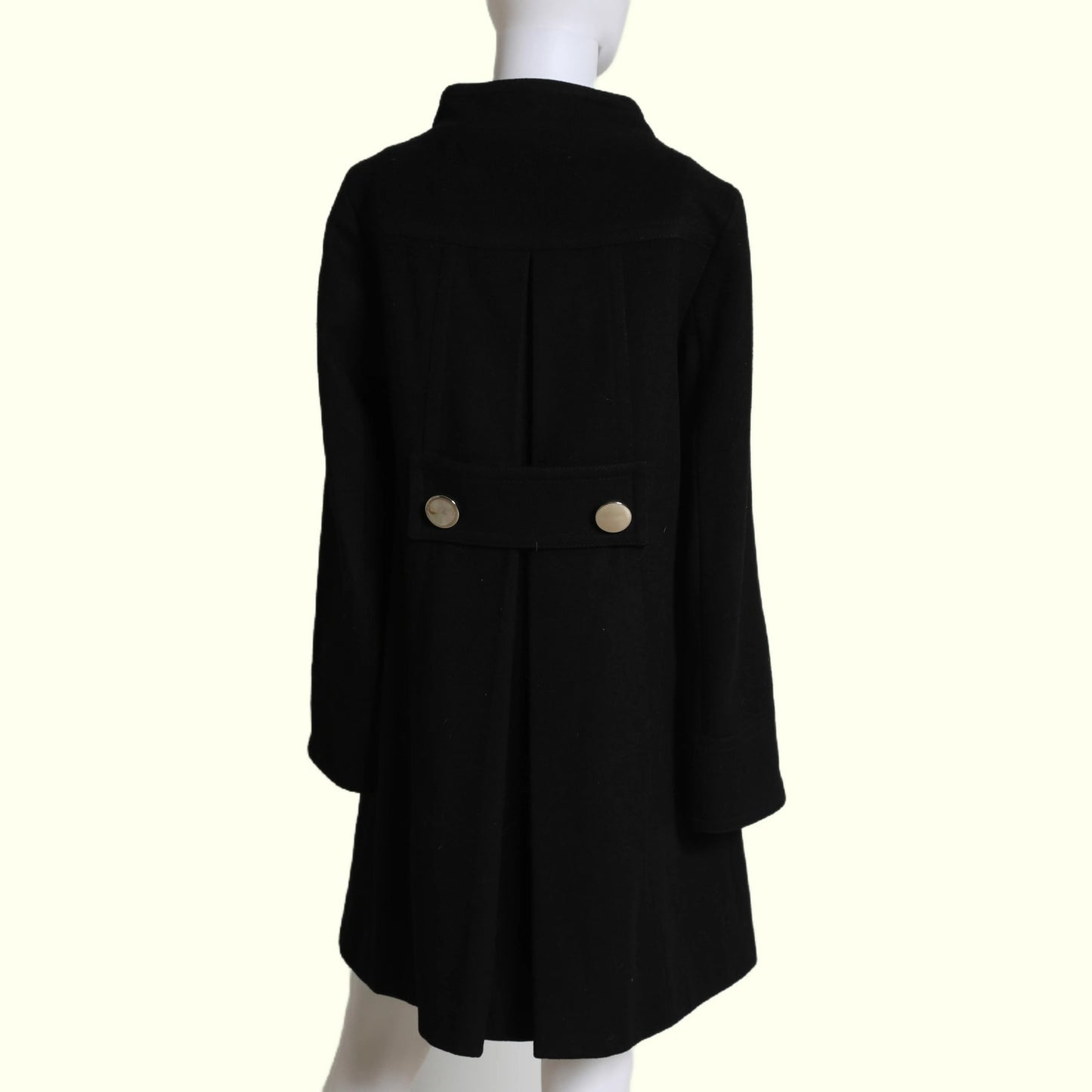 ZARA WOMAN Vintage Black Wool Coat