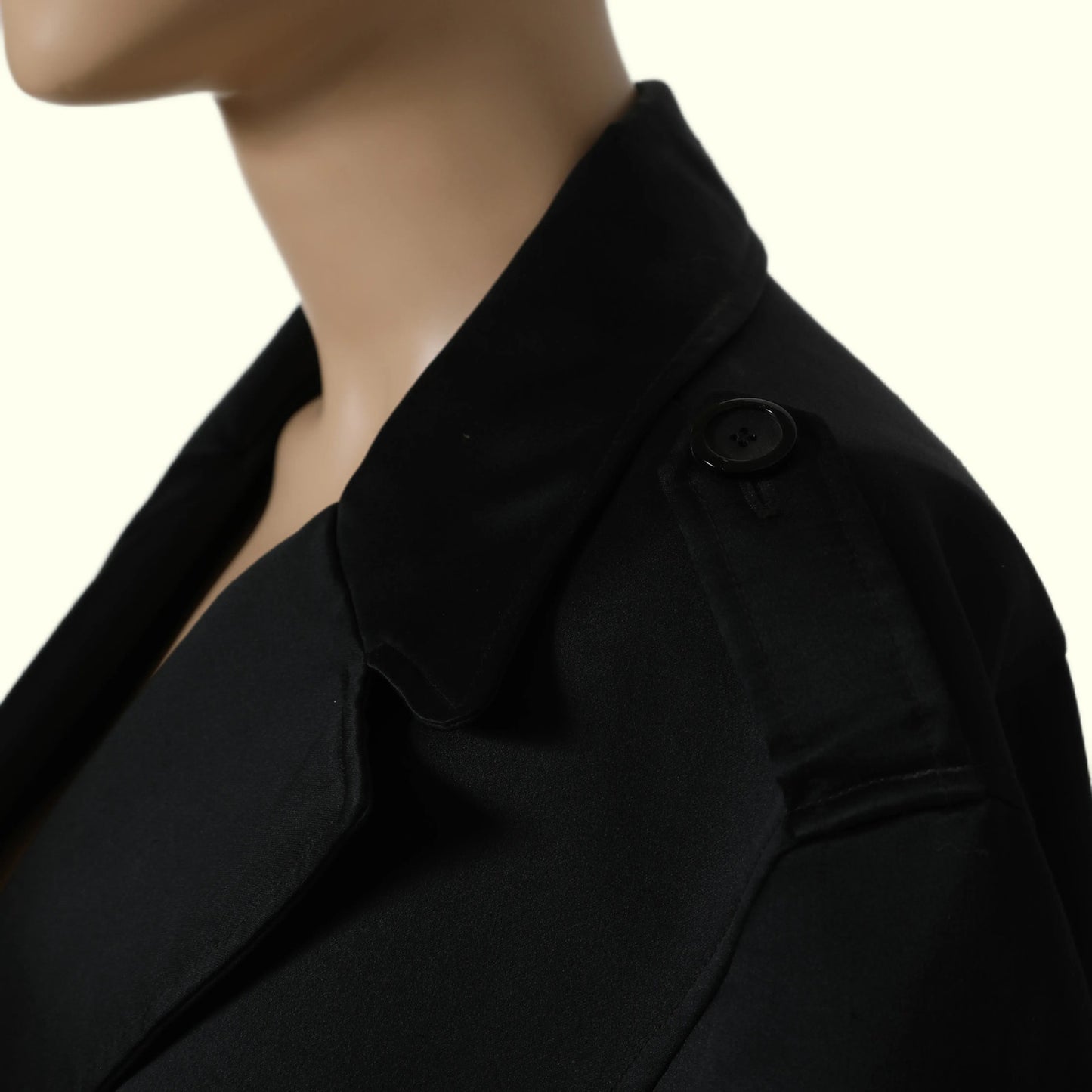 MARK EISEN Vintage Y2K Black Double Breasted Tuxedo Blazer