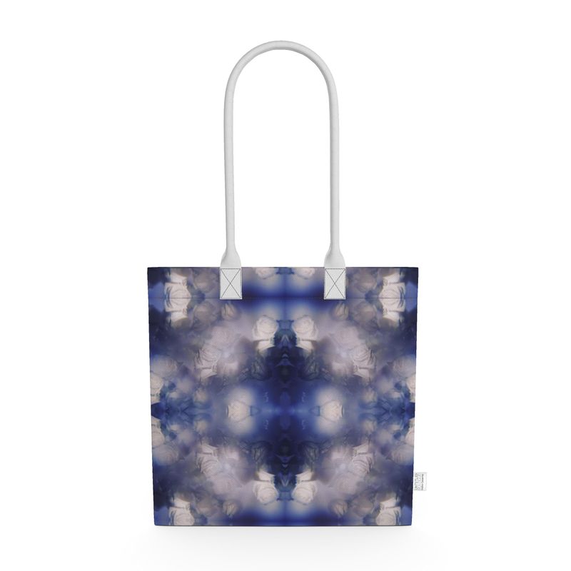 UNTITLED x Indira Cesarine "Les Roses Violettes" Kaleidoscopic Canvas Tote Bag - Limited Edition