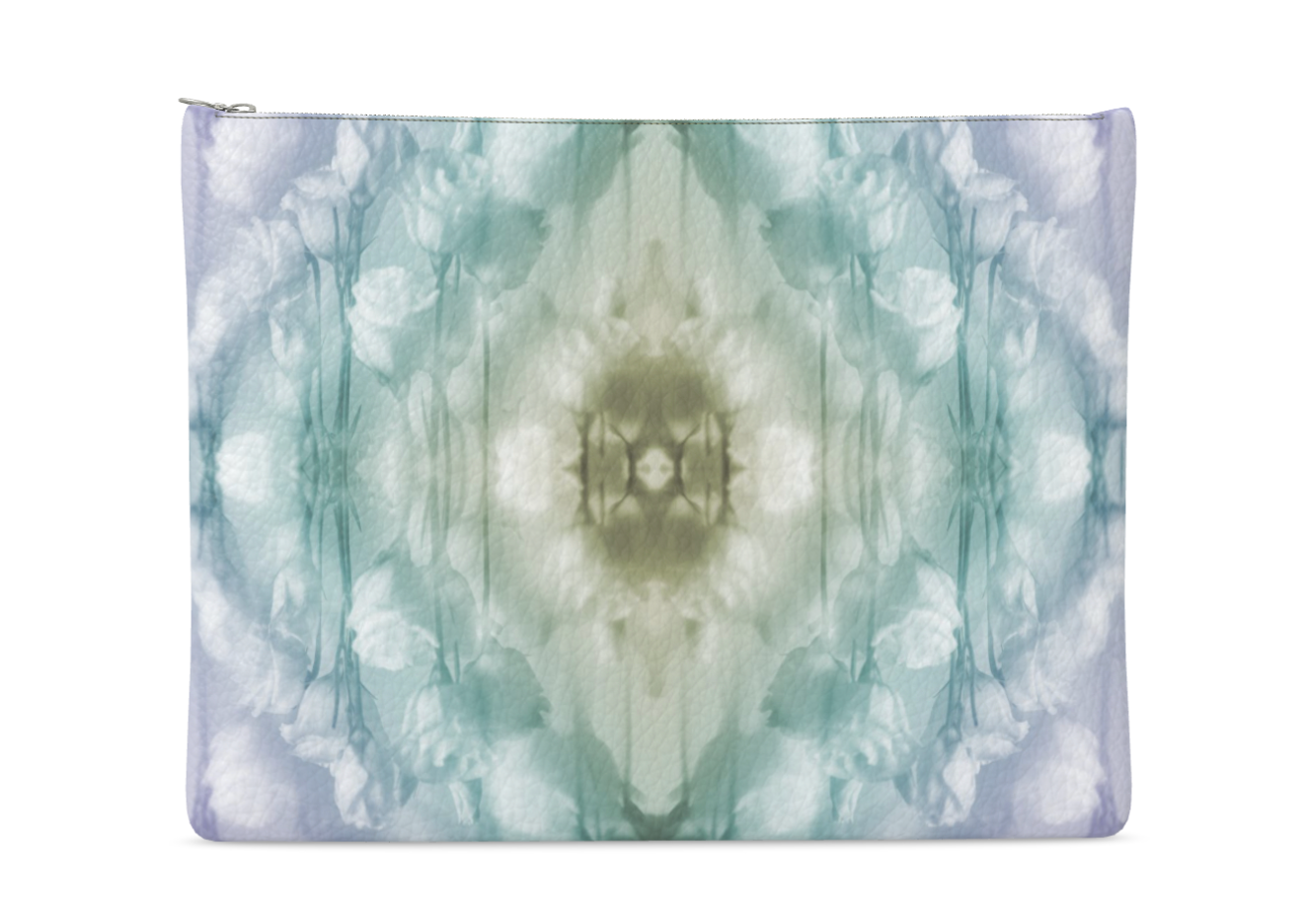 UNTITLED x Indira Cesarine "Field of Flowers" Kaleidoscopic Leather Clutch Bag - Limited Edition