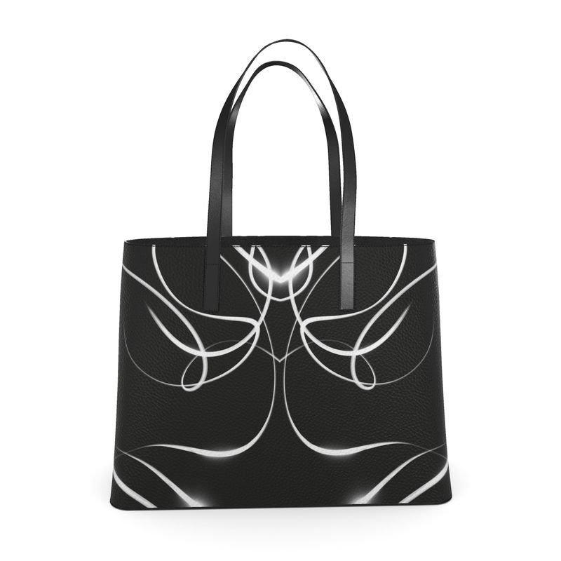 UNTITLED x Indira Cesarine "Lumière" Series Black and White Kika Tote Bag - Limited Edition