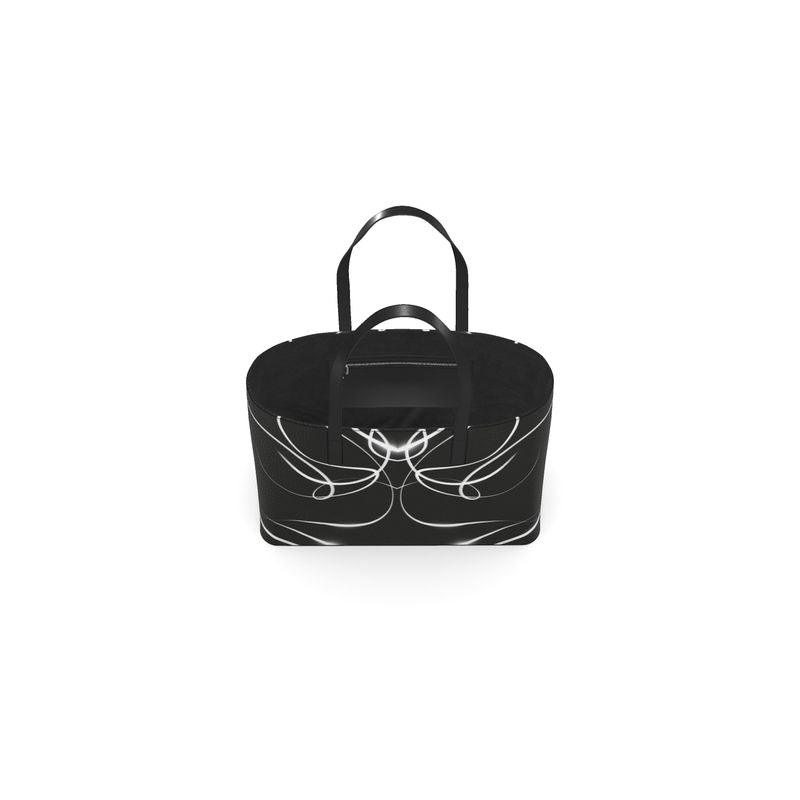 UNTITLED x Indira Cesarine "Lumière" Series Black and White Kika Tote Bag - Limited Edition