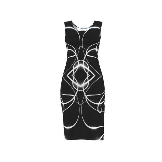 UNTITLED x Indira Cesarine "Lumière Series" Black and White Dress
