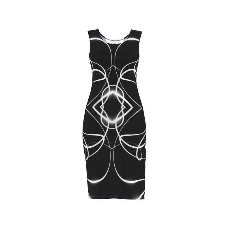 UNTITLED x Indira Cesarine "Lumière Series" Black and White Dress
