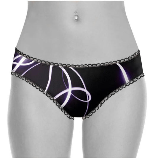 UNTITLED x Indira Cesarine "Lumière" Series Black and Violet Underwear - Limited Edition