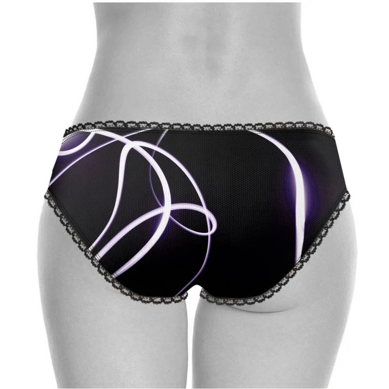 UNTITLED x Indira Cesarine "Lumière" Series Black and Violet Underwear - Limited Edition