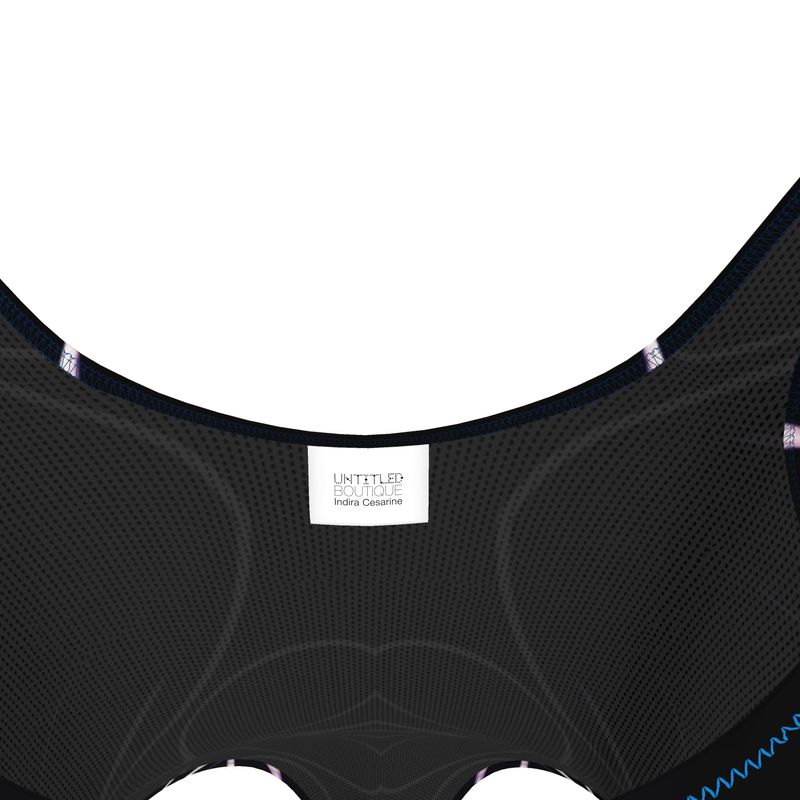 UNTITLED x Indira Cesarine "Lumière Series" Black and Pink Swimsuit - Limited Edition
