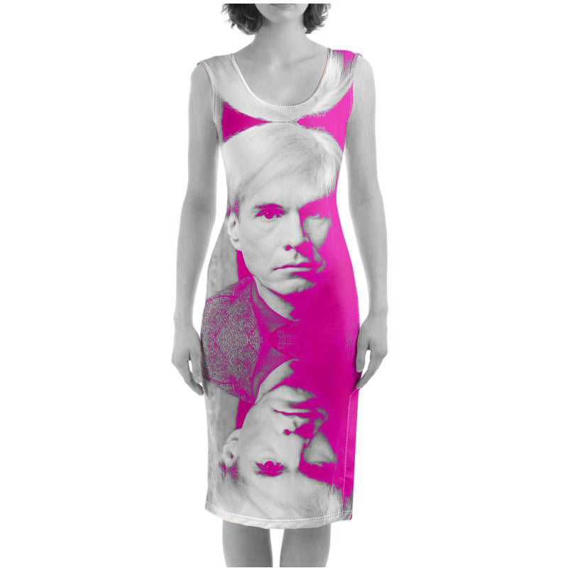 UNTITLED x LOST WARHOLS Pink Bodycon Dress - Limited Edition