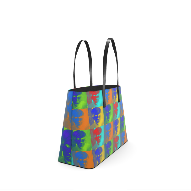 UNTITLED x LOST WARHOLS Rainbow Andy Leather Kika Tote Bag - Limited Edition