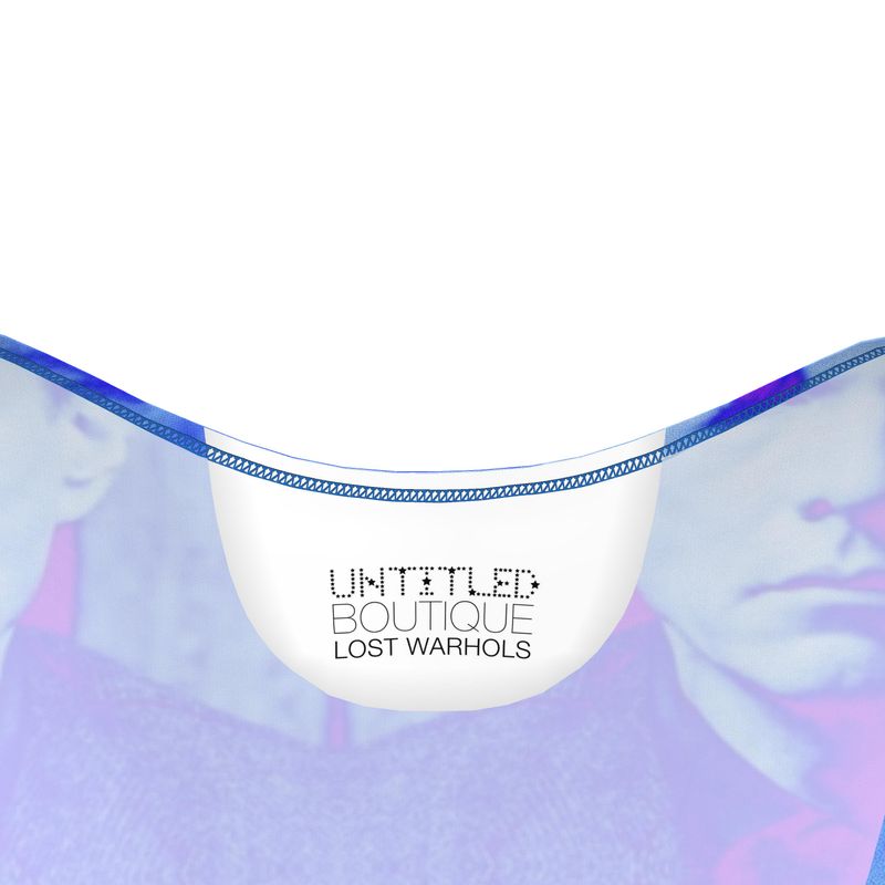 UNTITLED x Lost Warhols "LOST WARHOLS" Blue Violet Bodycon Dress