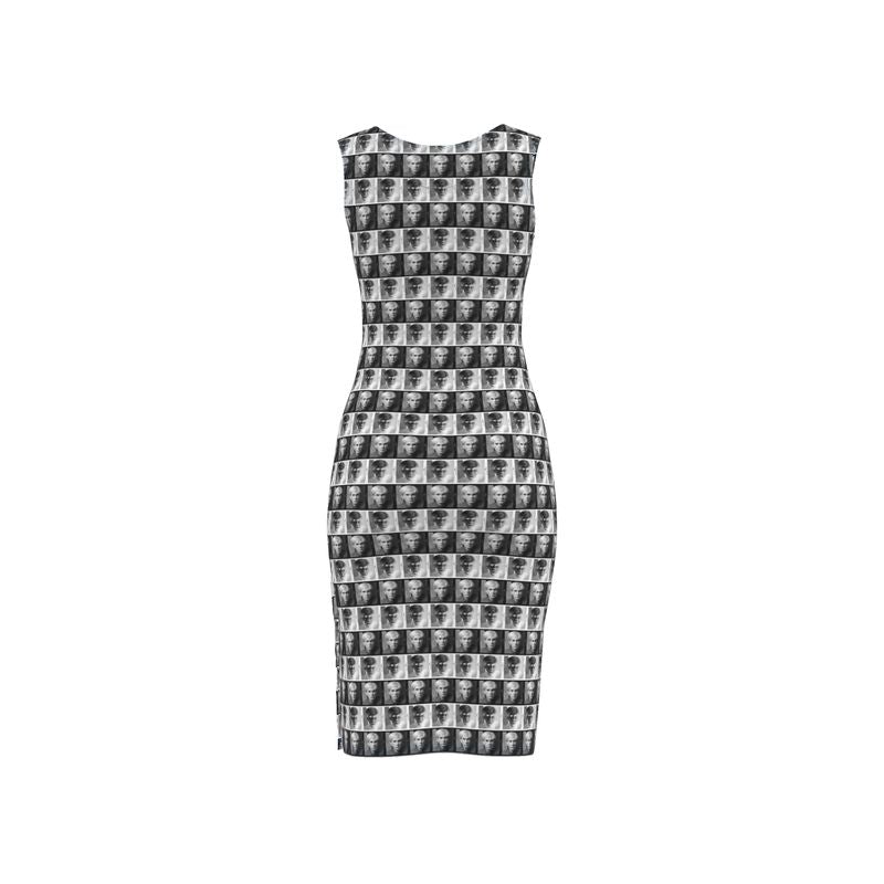 UNTITLED x Lost Warhols "LOST WARHOLS" Black and White Bodycon Dress