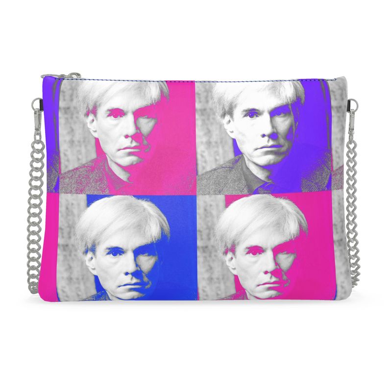 UNTITLED x LOST WARHOLS Pink and Purple Double-Sided Crossbody Bag - Limited Edition