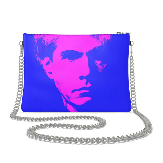 UNTITLED x LOST WARHOLS Pink and Purple Double-Sided Crossbody Bag - Limited Edition