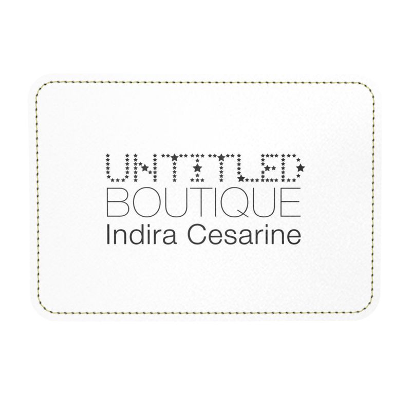 UNTITLED x Indira Cesarine "FEMINIST" Crossbody Bag With Chain - Limited Edition