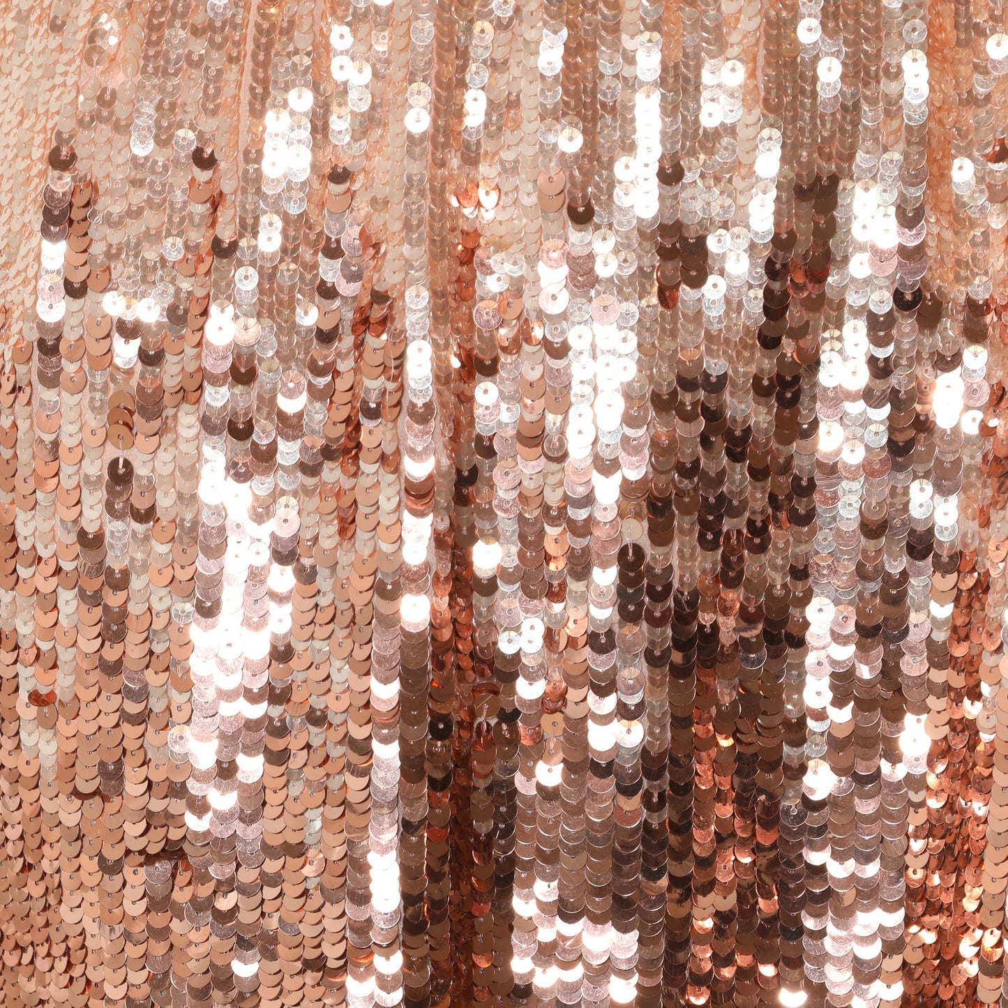 PARKER Rose Gold Ombre Sequin Sleeveless Shift Mini Dress