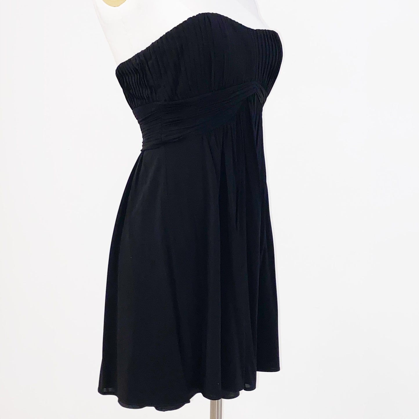 BCBGMAXAZRIA Vintage Black Strapless Mini Dress