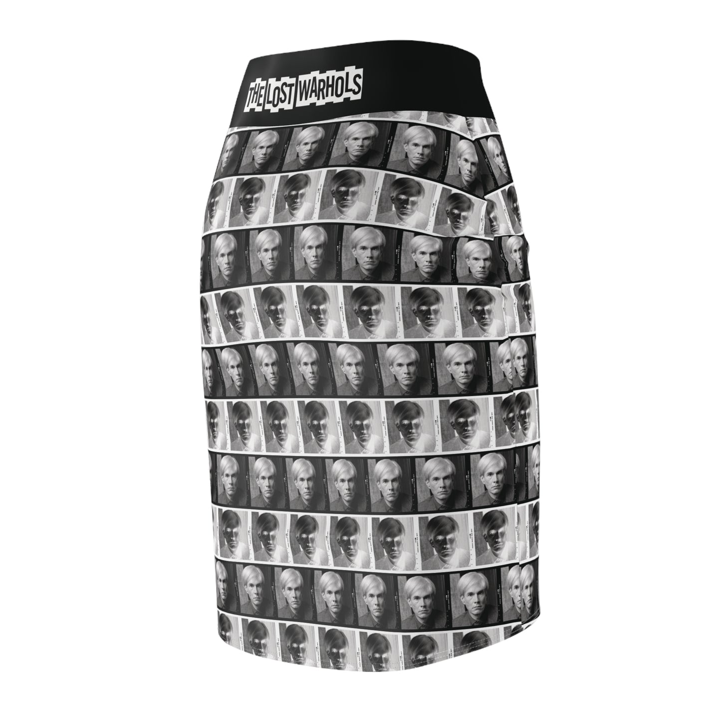 UNTITLED x LOST WARHOLS Black and White Andy Pencil Skirt - Limited Edition