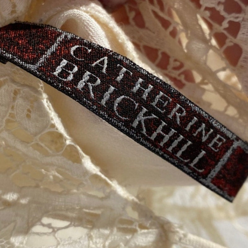 CATHERINE BRICKHILL Vintage Y2K Cream Lace Trim Camisole Tank Top