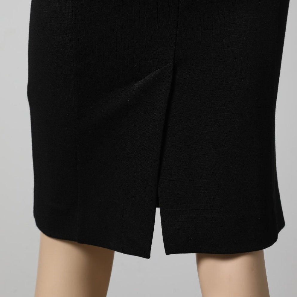 FRENCH CONNECTION Black Sleeveless Sheath Dress