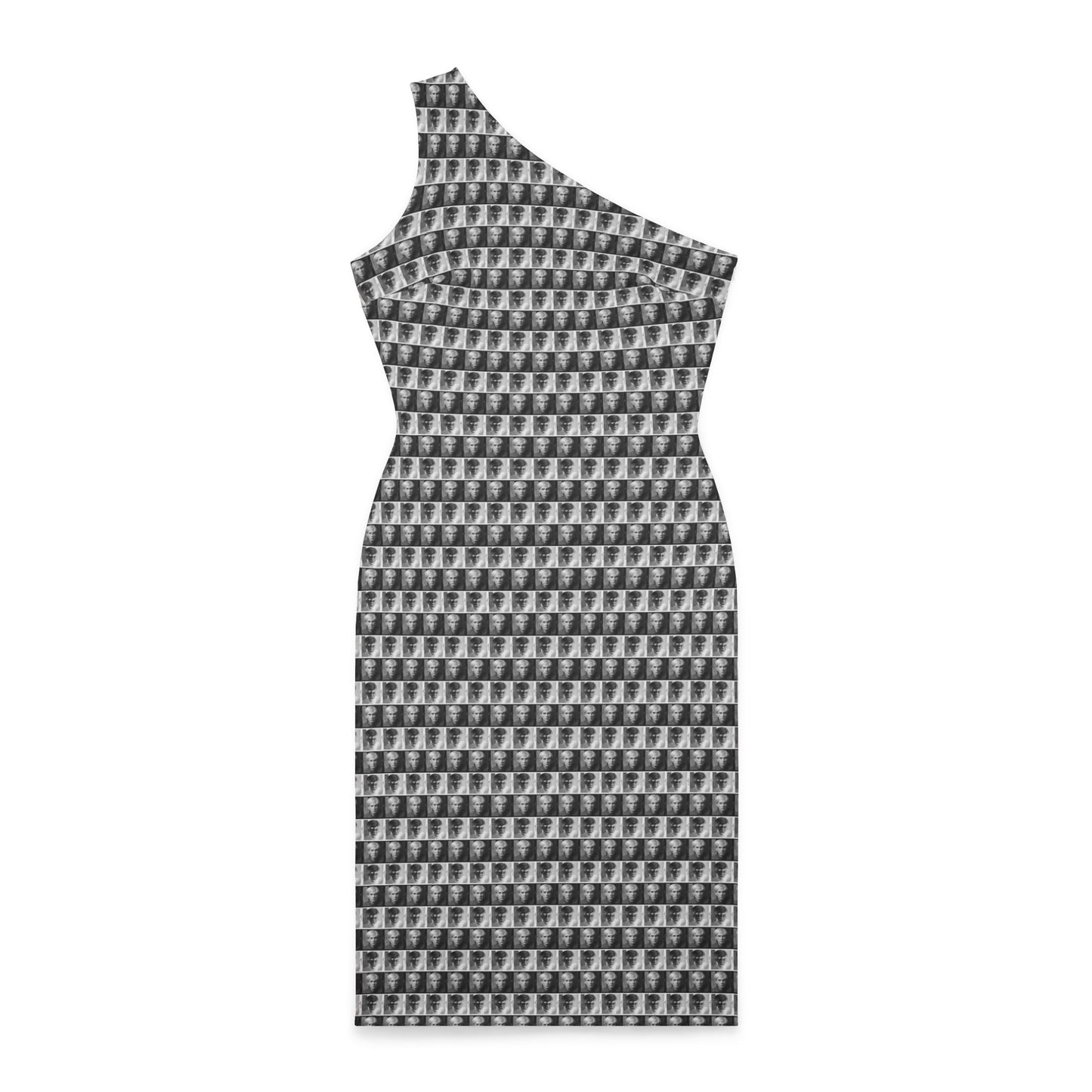 UNTITLED x LOST WARHOLS One Shoulder Black and White Andy Dress - Limited Edition