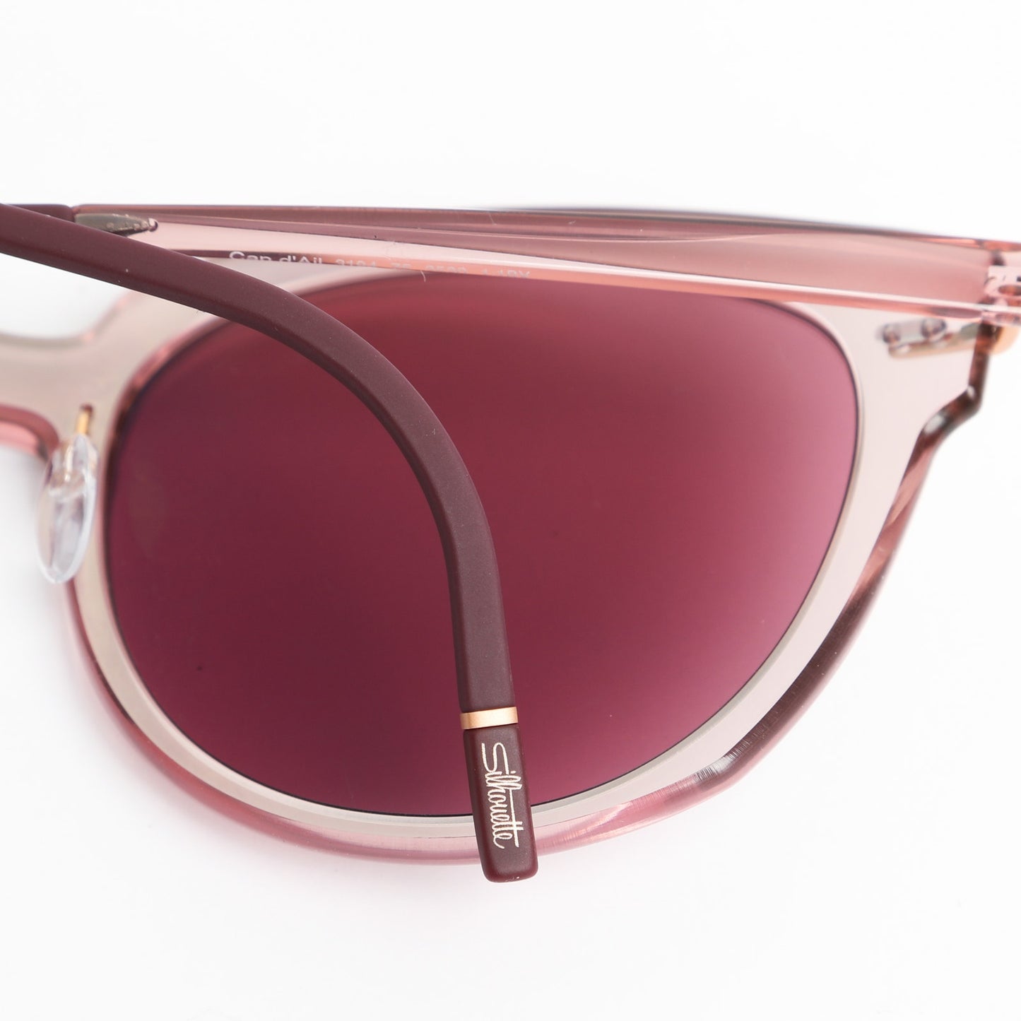 SILHOUETTE Pink Cap d'Ail Sunglasses