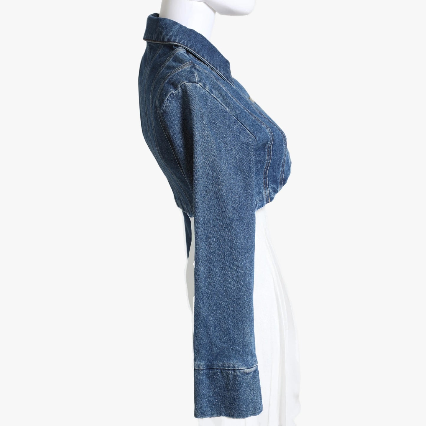 PALOMA WOOL Blue Cropped Denim Jacket New W/ Tags