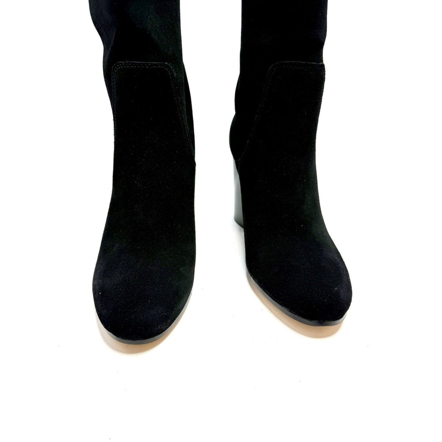 MICHAEL Michael Kors Women's Leigh Suede Dress Boots Black NEW WITH BOX