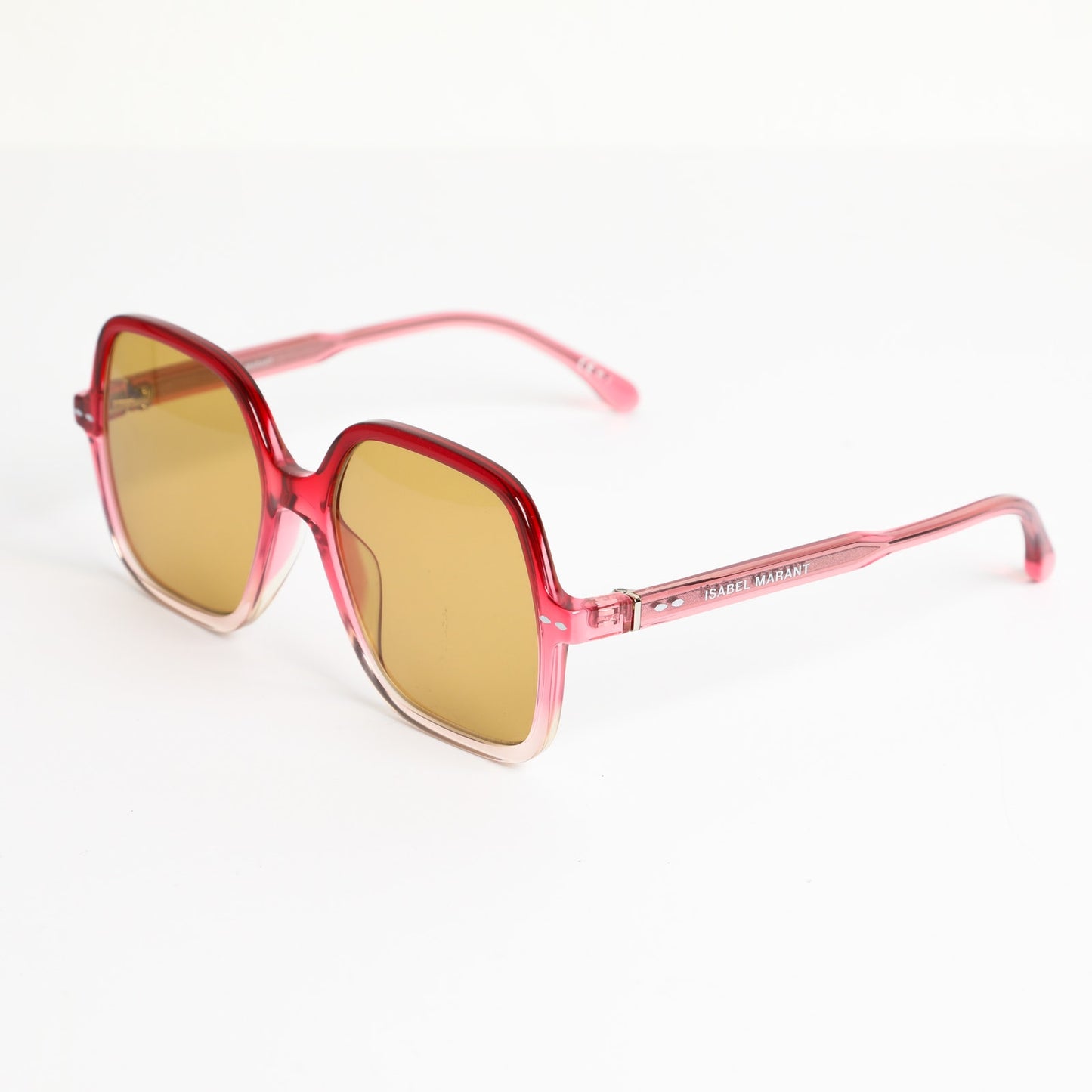 ISABEL MARANT Pink Oversize Gradient Designer Sunglasses