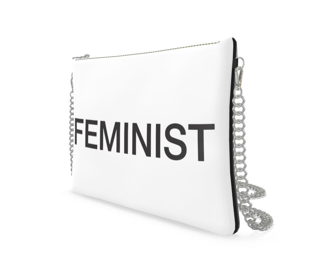 UNTITLED x Indira Cesarine "FEMINIST" Crossbody Bag With Chain - Limited Edition