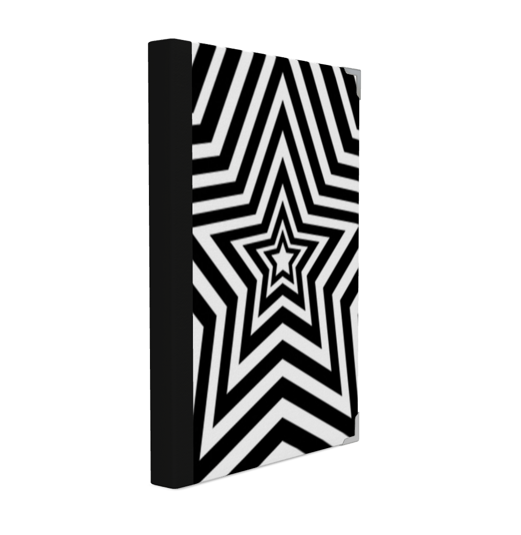 UNTITLED BOUTIQUE Black and White Star Journal