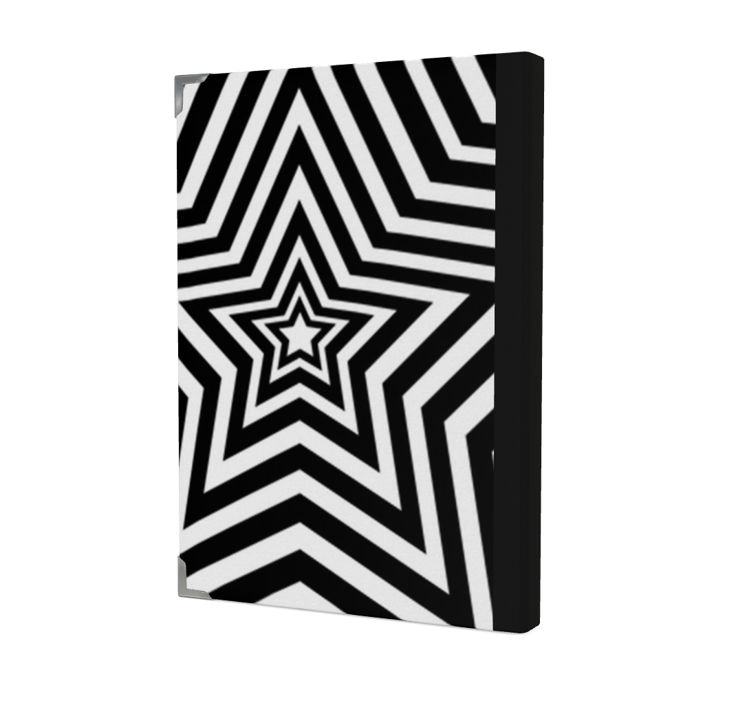 UNTITLED BOUTIQUE Black and White Star Journal