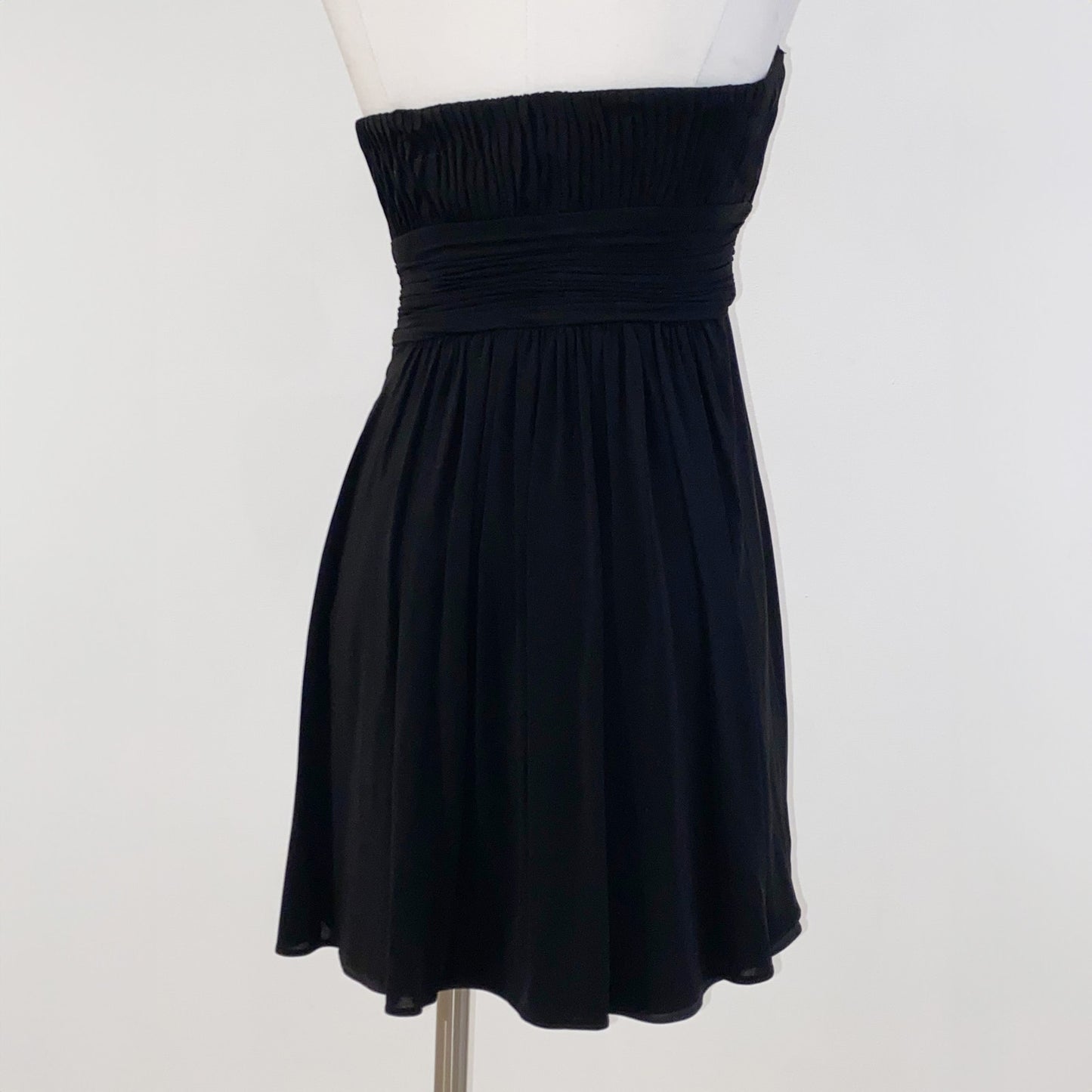 BCBGMAXAZRIA Vintage Black Strapless Mini Dress