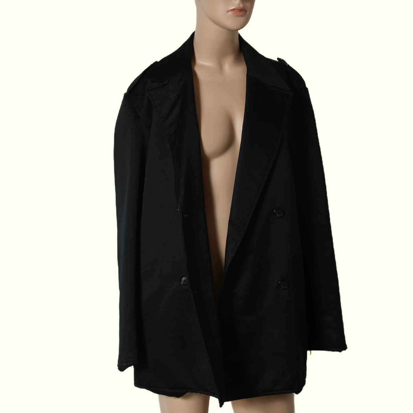 MARK EISEN Vintage Y2K Black Double Breasted Tuxedo Blazer