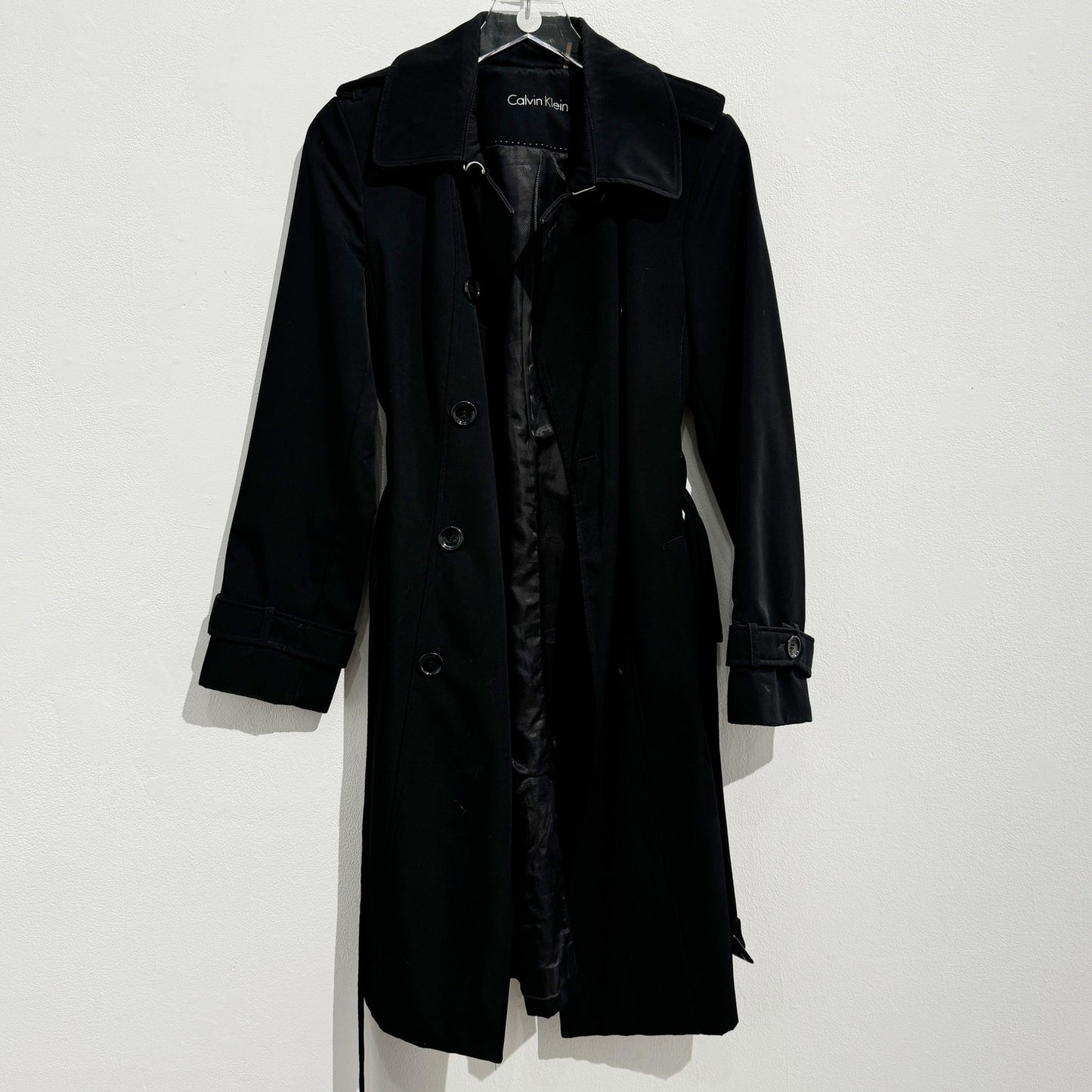 CALVIN KLEIN Black Trench Coat