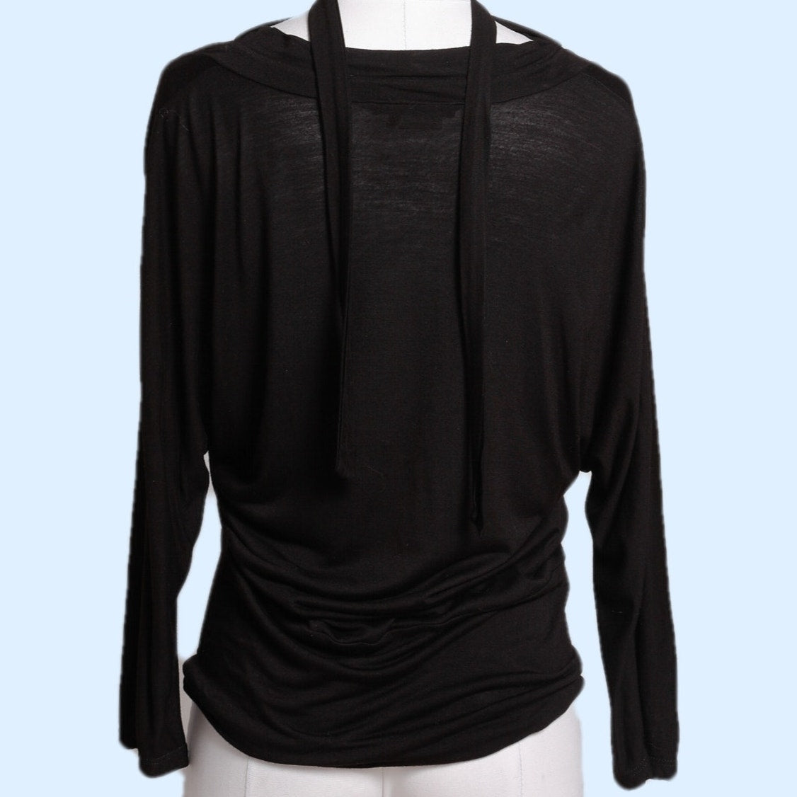 BCBGMAXAZRIA Vintage Black Long Sleeve Top