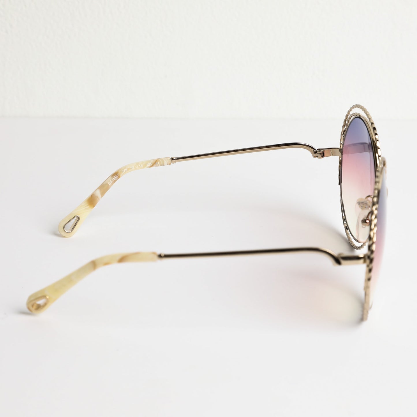 CHLOÉ Carlina Torsade Oversized Round Sunglasses