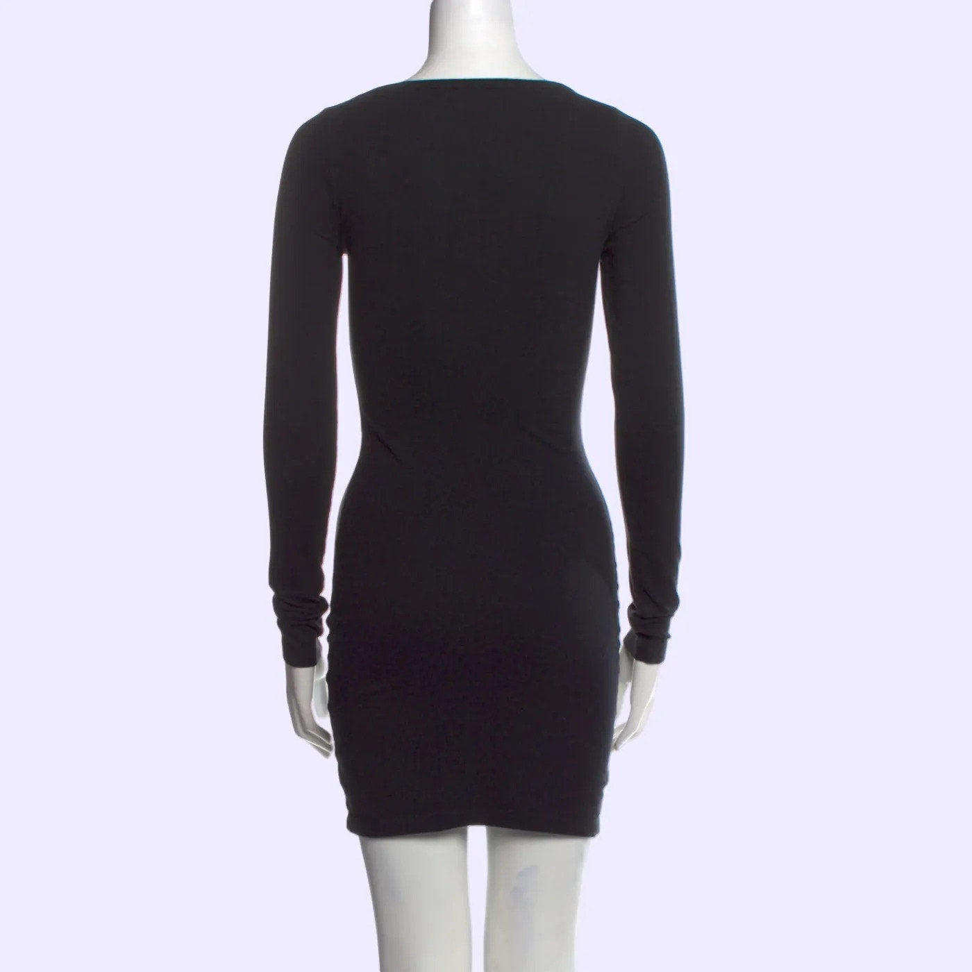 MARKUS LUPFER Black Crystal Embellished Mini Dress