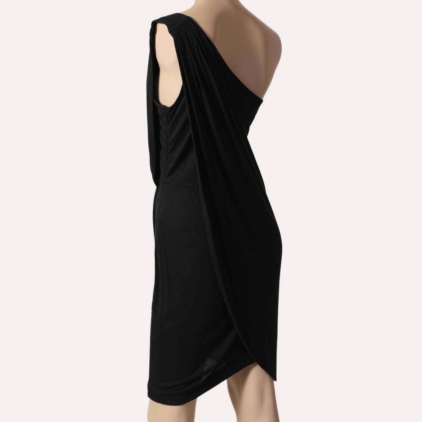 MARC BY MARC JACOBS Black One Shoulder Knit Dress