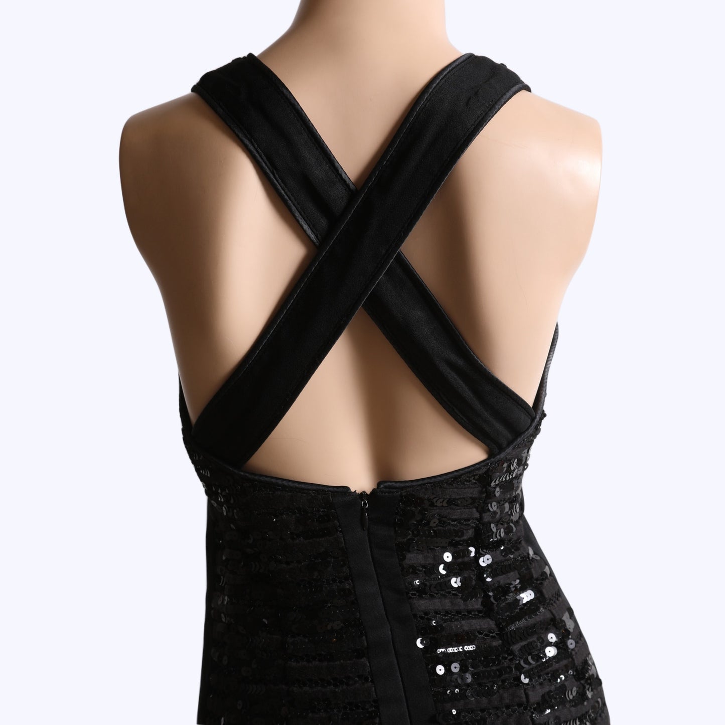 NANETTE LEPORE Black Sequin Roulette Dress