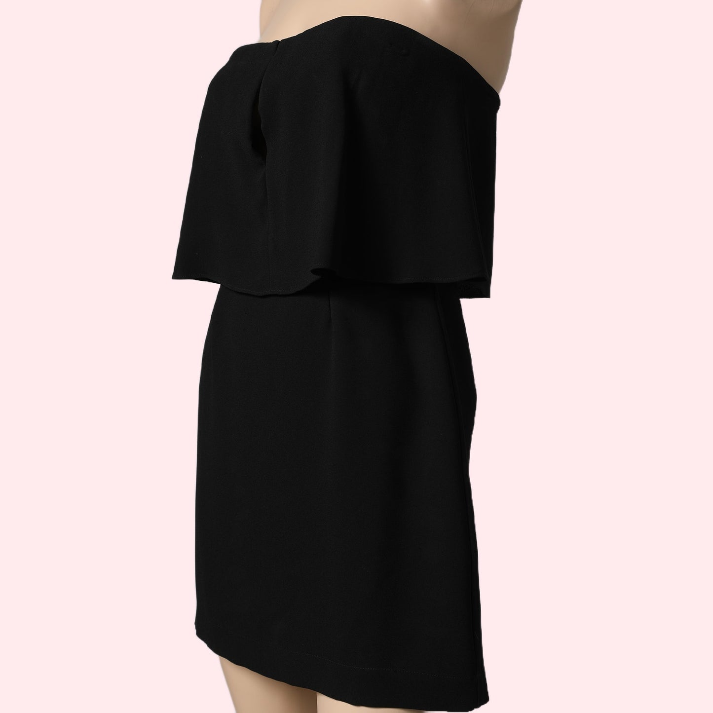 BCBGMAXAZRIA Vintage Black Strapless Mini Dress