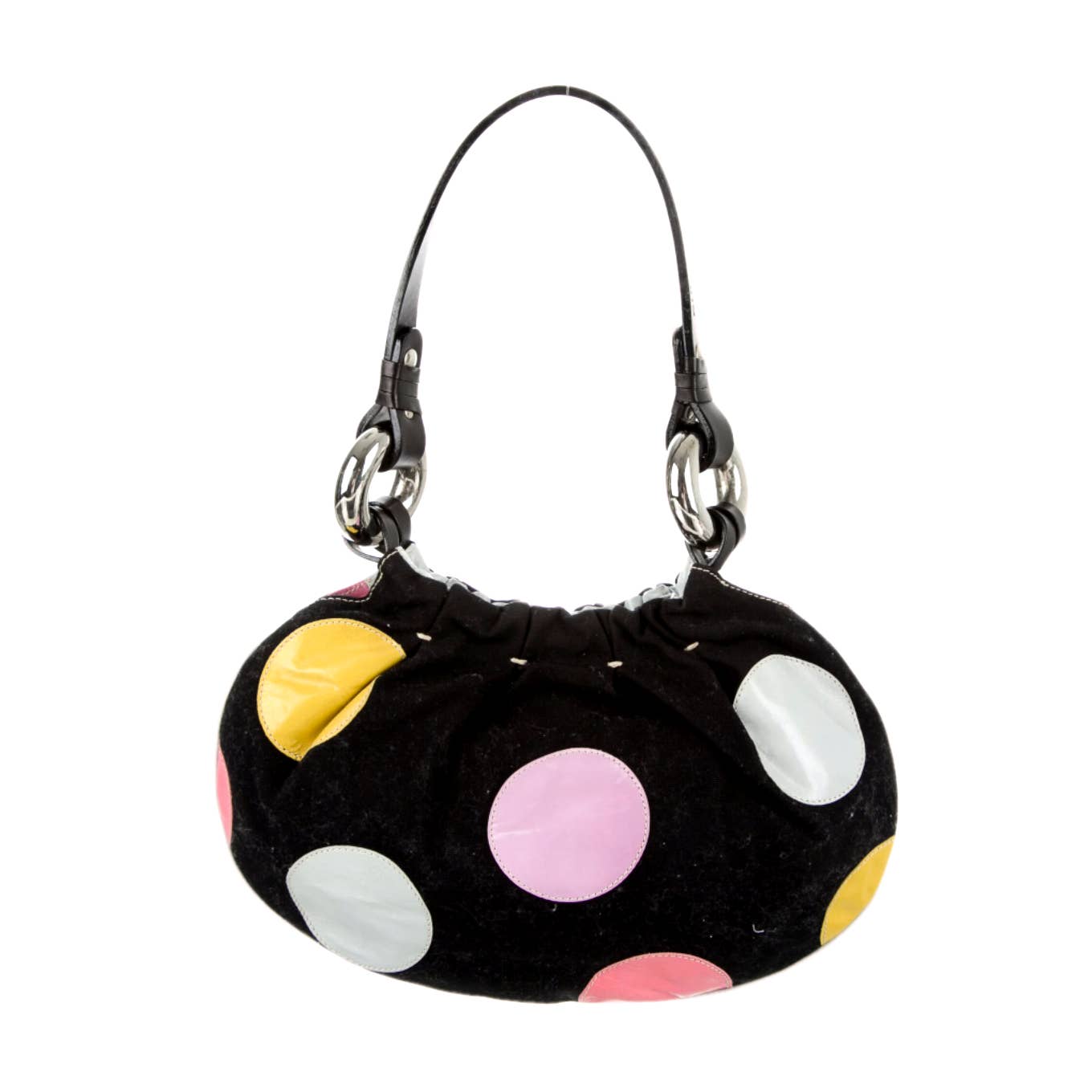 MOSCHINO Multicolor Polka Dot Shoulder Bag