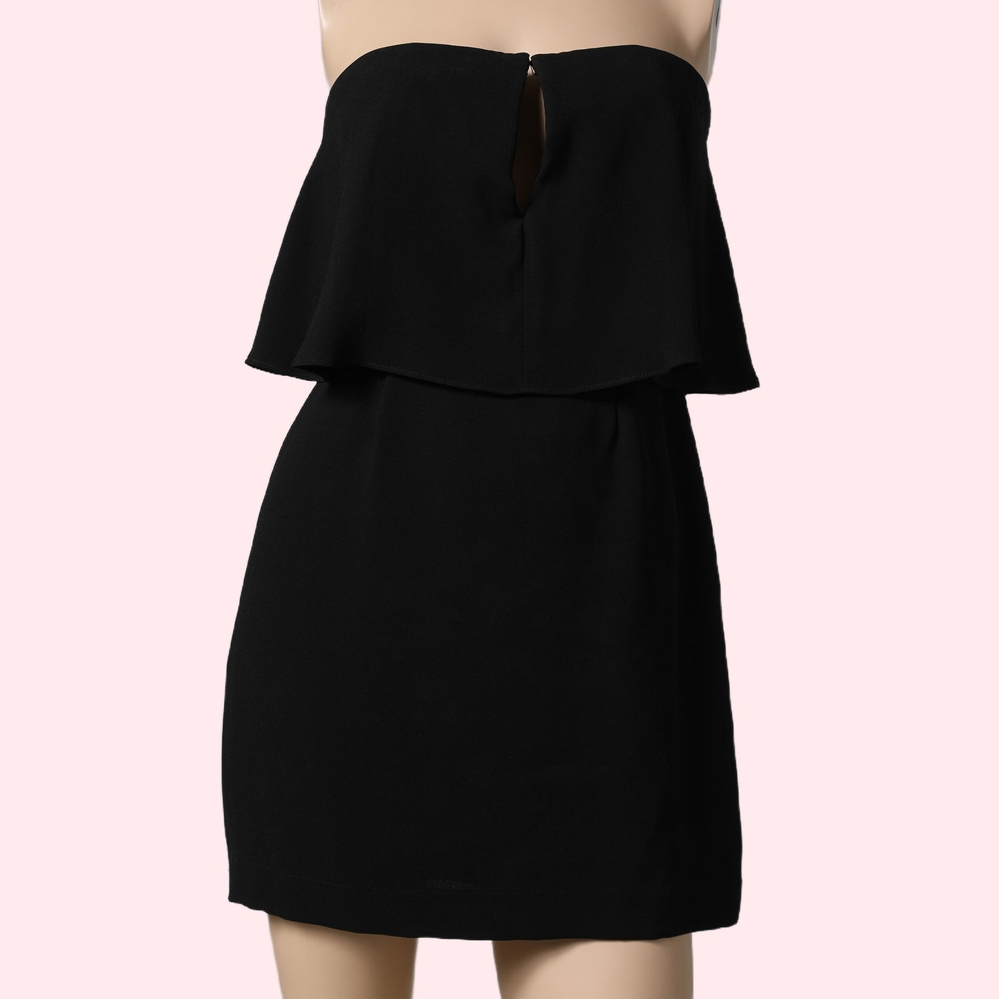 BCBGMAXAZRIA Vintage Black Strapless Mini Dress