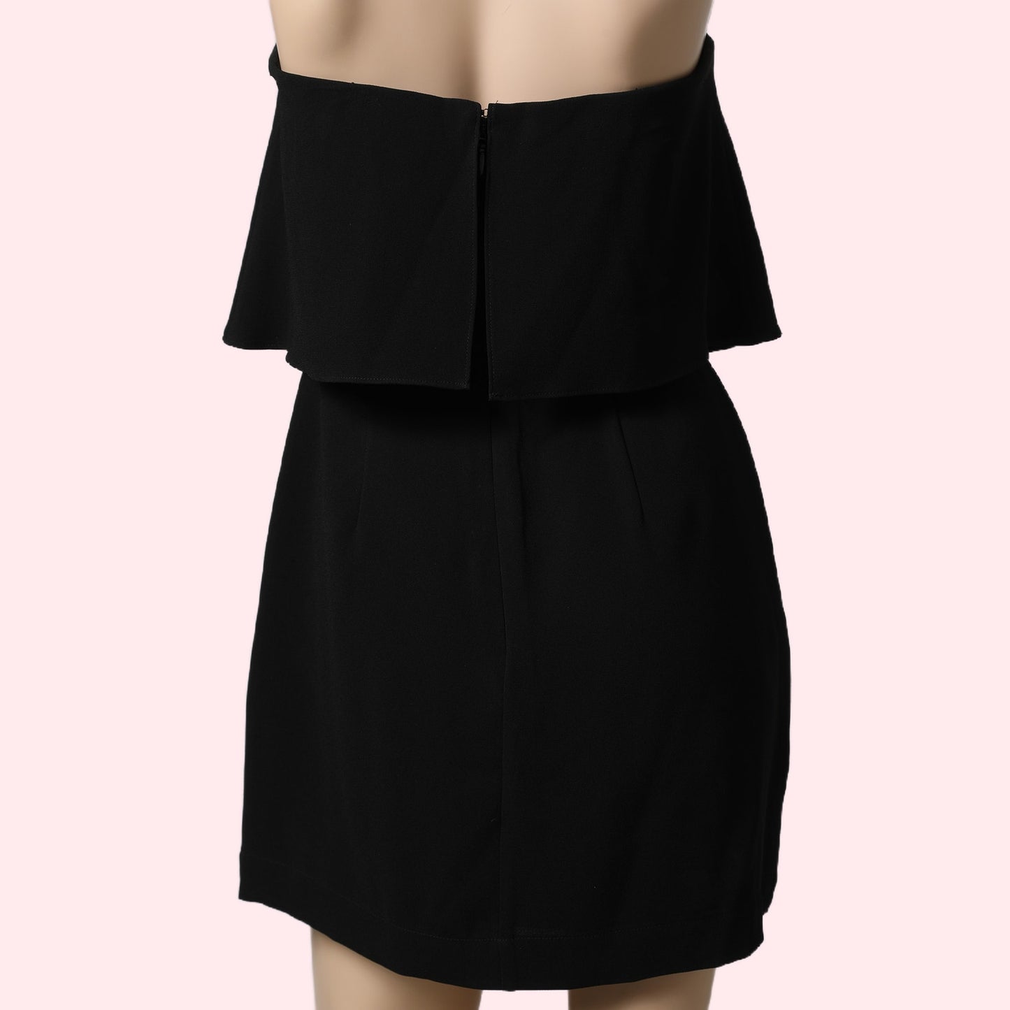 BCBGMAXAZRIA Vintage Black Strapless Mini Dress