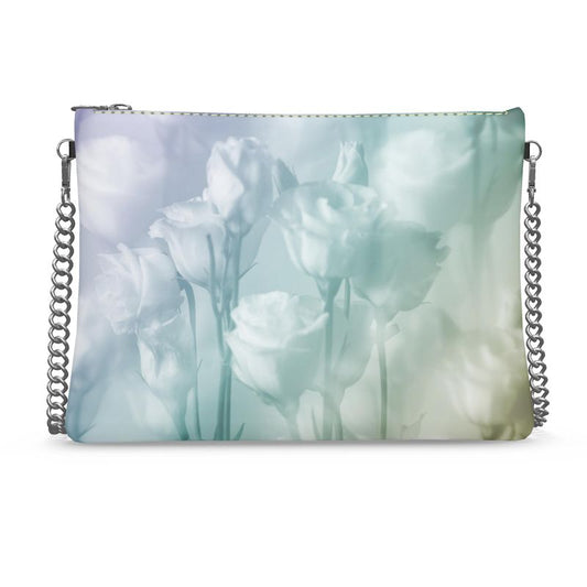 UNTITLED x Indira Cesarine "Field of Flowers" Crossbody Bag with Silver Chain - Limited Edition