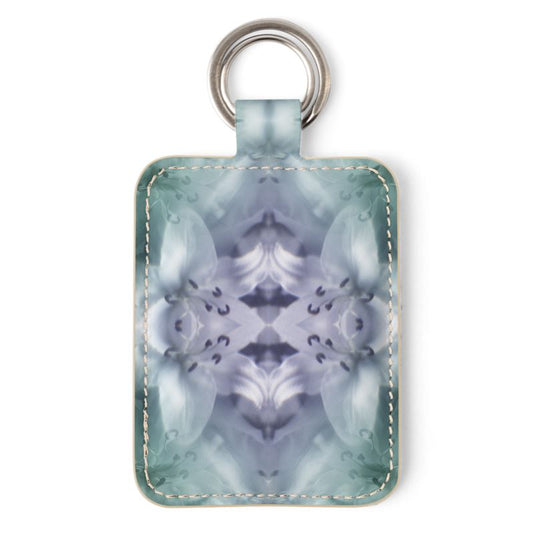 UNTITLED x Indira Cesarine "Cascade of Lilies" Kaleidoscopic Leather Keyring - Limited Edition