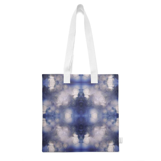 UNTITLED x Indira Cesarine "Les Roses Violettes" Kaleidoscopic Canvas Tote Bag - Limited Edition