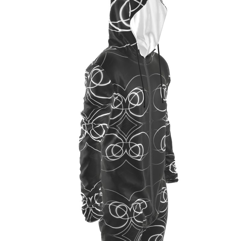 UNTITLED x Indira Cesarine "Lumière" Series Black and White Circles Hazmat Suit - Limited Edition