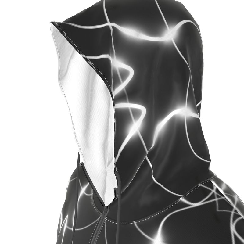 UNTITLED x Indira Cesarine "Lumière" Series Black and White Kaleidoscopic Hazmat Suit - Limited Edition