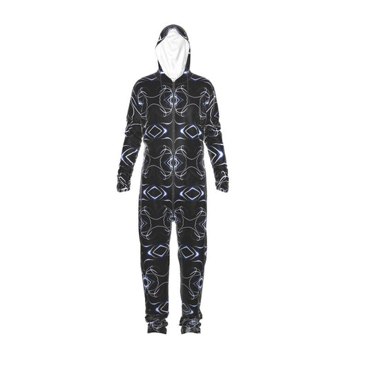 UNTITLED x Indira Cesarine "Lumière Series" Black and Blue Kaleidoscopic Hazmat Suit - Limited Edition