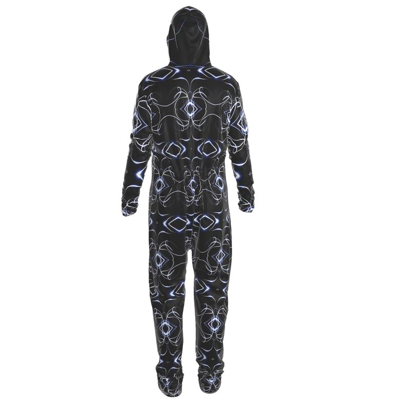 UNTITLED x Indira Cesarine "Lumière" Series Black and Blue Kaleidoscopic Hazmat Suit - Limited Edition